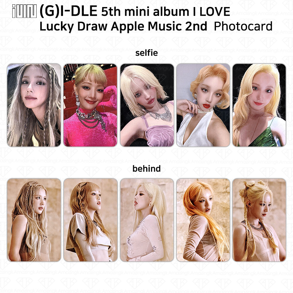 G)I-DLE G-IDLE 5th Mini Album I Love Lucky Draw Photocard