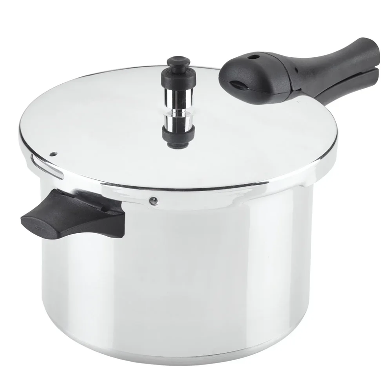 6-Quart Aluminum Stovetop Pressure Cooker, 15 PSI Electric P