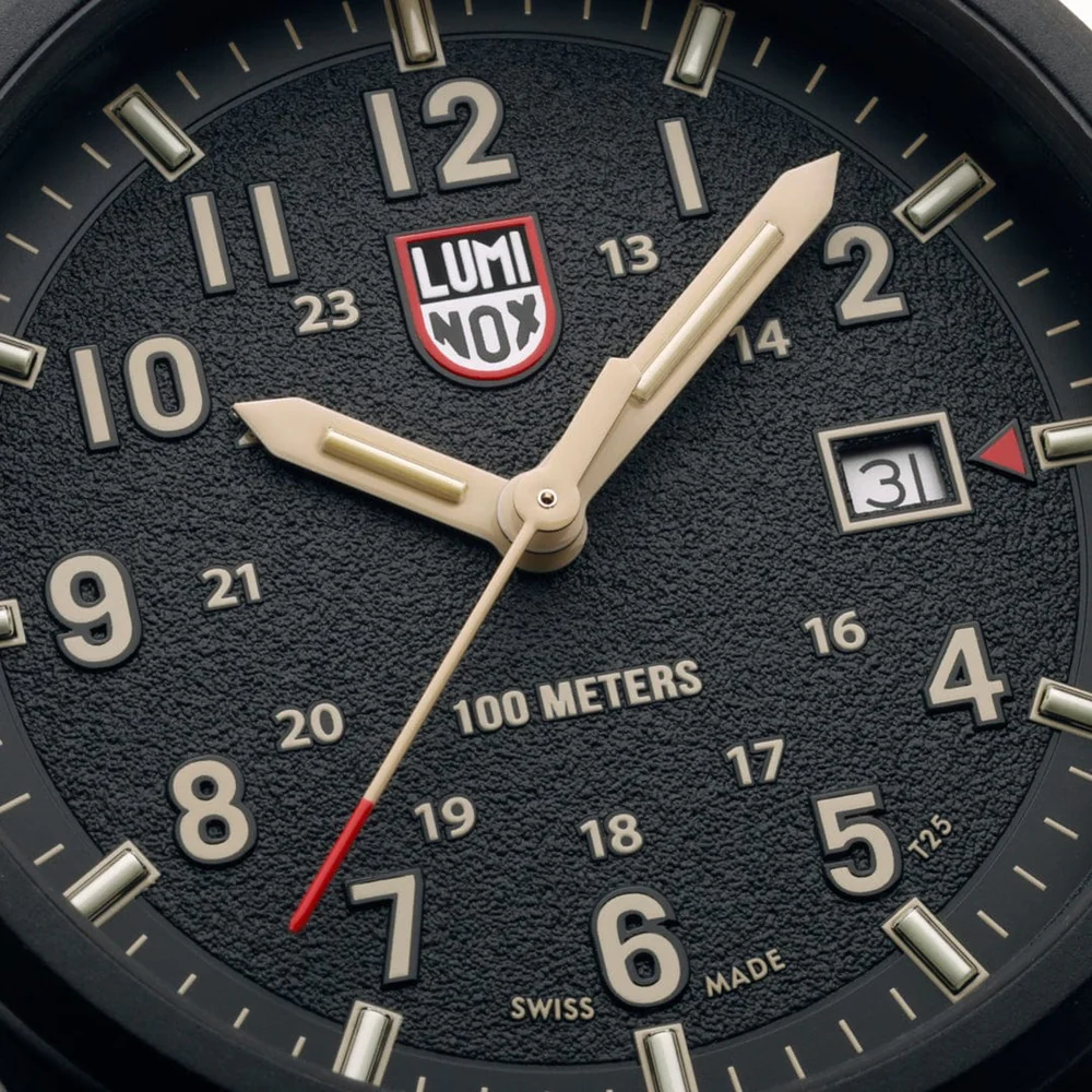 Pre-owned Luminox Atacama Field Watch Military Style Set Xl.1970.set 43mm Sapphire Glass