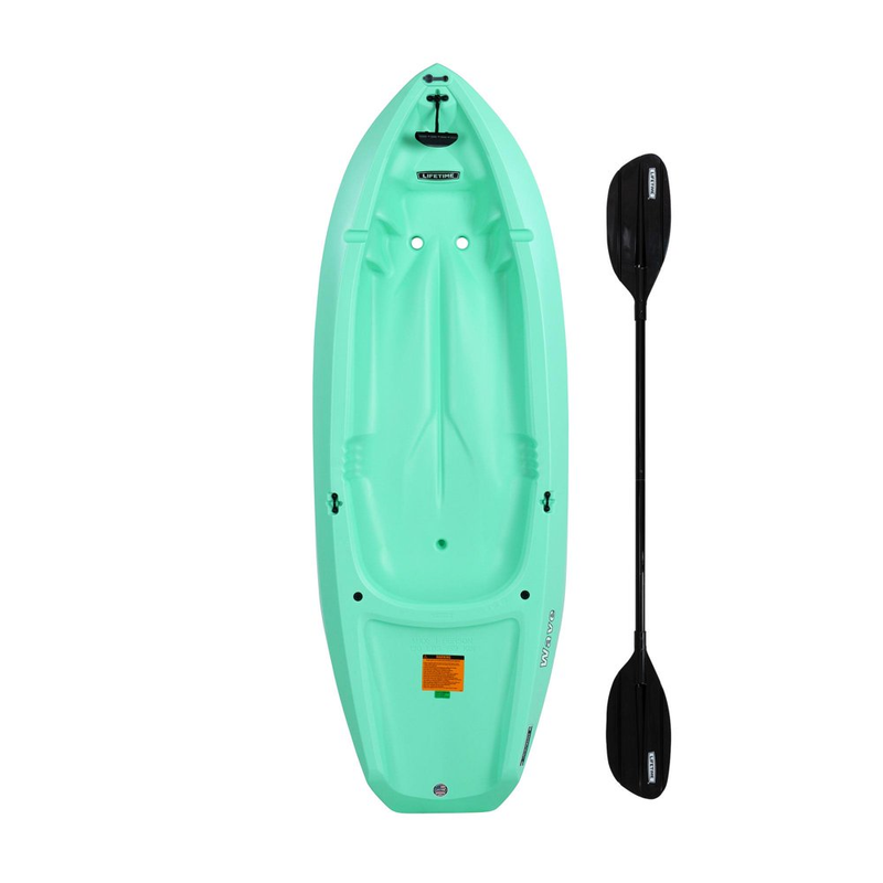 Lifetime Wave 6 Ft Youth Kayak Kids Youth Kayak with Footrest Paddle Included