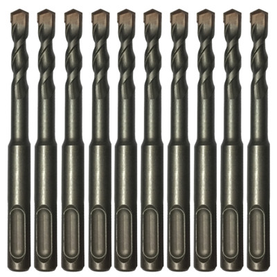 10PC 5/16'' X4'' Drill Bit Set SDS Plus Rotary Hammer Concrete Masonry Carbide Tip