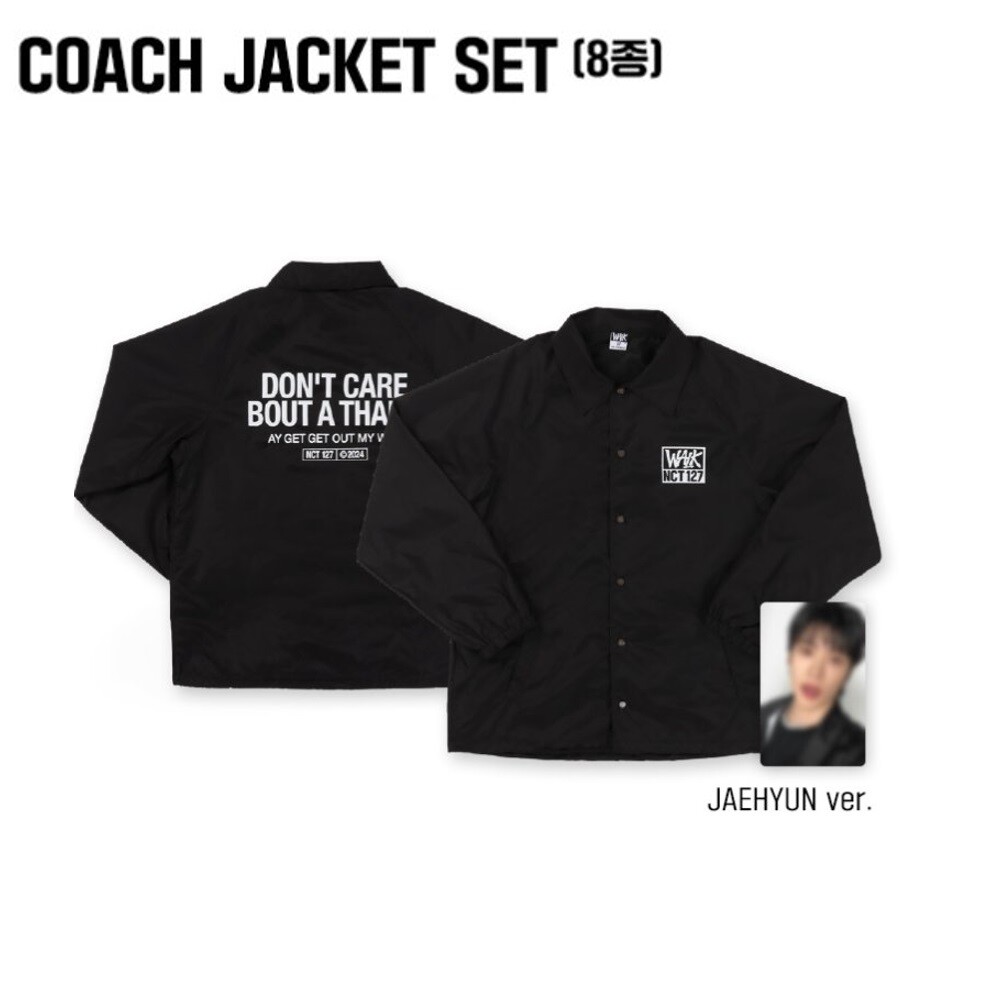 NCT127 walk MD COACH JACKET 新品未使用 公式] NCT 127 THE 6TH ALBUM [WALK] POP-UP STORE MD : COACH