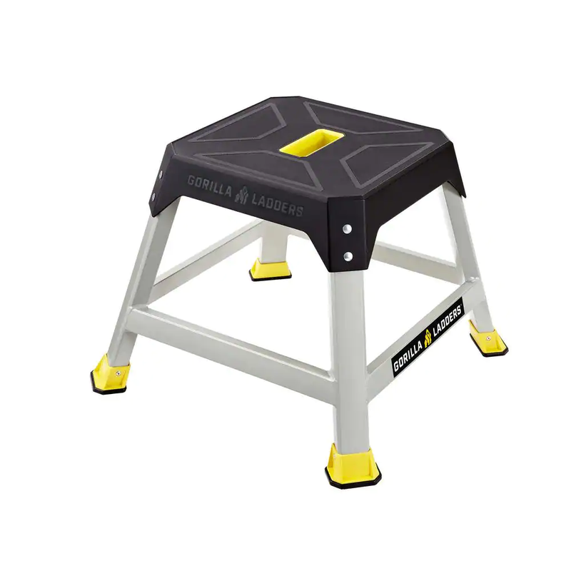 Platform Step Stool Steel 300 Lb. Max Sturdy Non-slip Heavy 