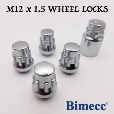 Locking Wheel Nuts M12x1.5 Closed Bimecc For Toyota Corolla Chaser Corsa Century