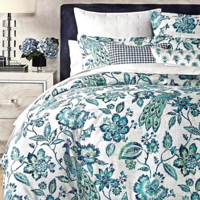 Sky Hailey 100% Cotton 2 Pc King sham Set $145
