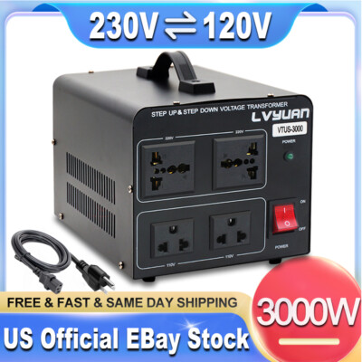 3000W Step Up Step Down Voltage Transformer Converter 220V-110V 110V-220V 
