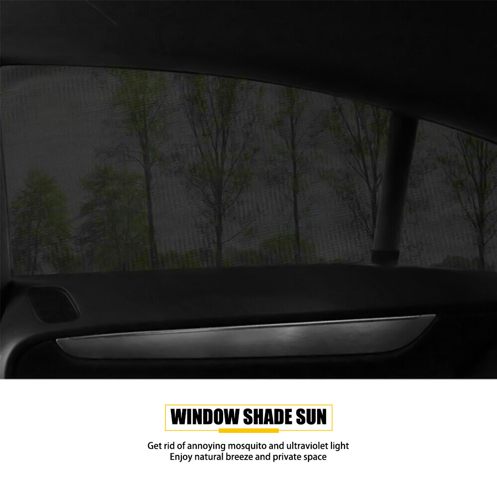 Car Side Rear Sun Shade With UV Rays Protection, Fit Most Of Vehicle