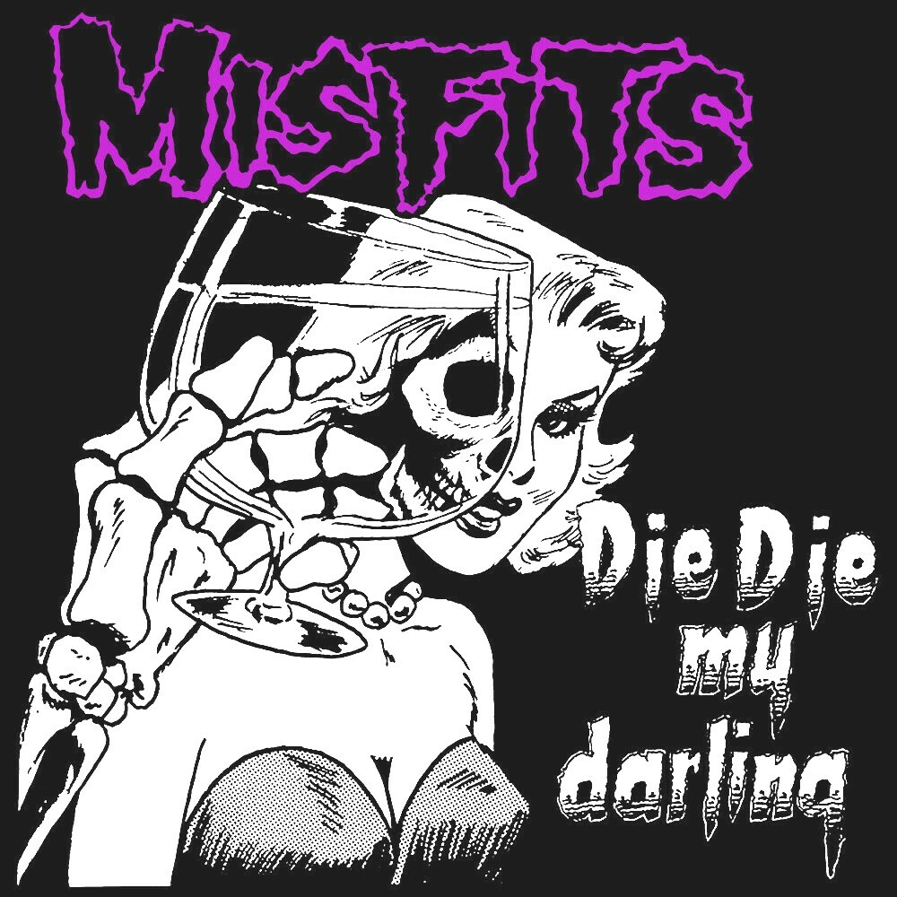 Misfits Die Die My Darling SINGLE 12x12 Album Cover Replica