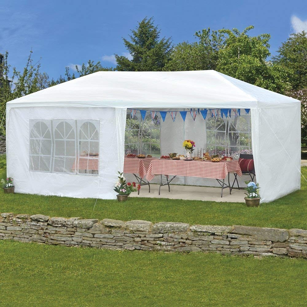 White Gazebo Party Tent 6x3M *New/Unused with Instructions* in