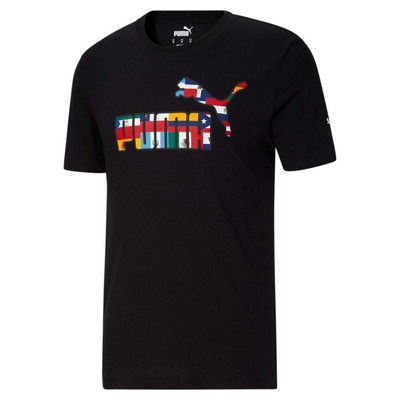 

Футболка Puma Heritage #1 Logo Crew Neck с коротким рукавом мужская размер  Athletic Casua, Черный, Puma Heritage #1 Logo Crew Neck Short Sleeve TShirt