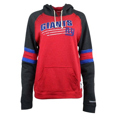 Mitchell & Ness New York Giants Coastal Hoodie Женская красная повседневная верхняя одежда FPHDE