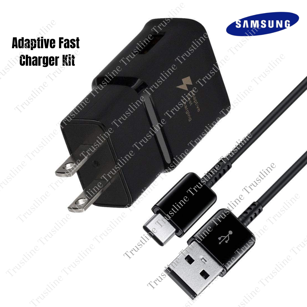 For Samsung Android Adaptive Fast Charger Kit USB C Cable Wall Charging Block