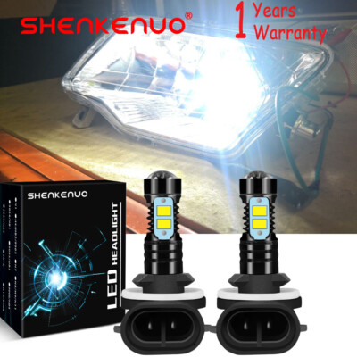 2 EX Super LED Headlight bulbs for Deere Gator TH TX XUV Diesel 4x2 6x2 AM118013