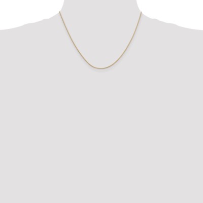 Pre-owned Superdealsforeverything Real 14kt Yellow Gold 18 Inch .9mm Round Snake With Lobster Clasp Chain; 18 Inch