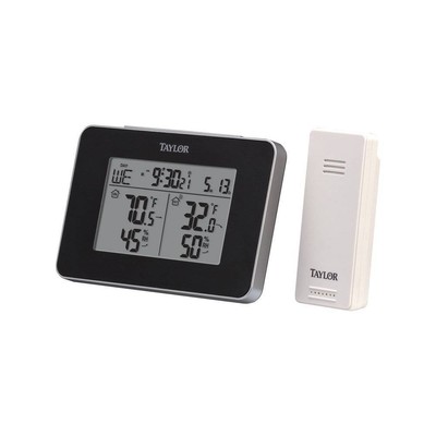 Lifetime Brands Electronic Digital Weather Forecaster with Alarm Clock 1731