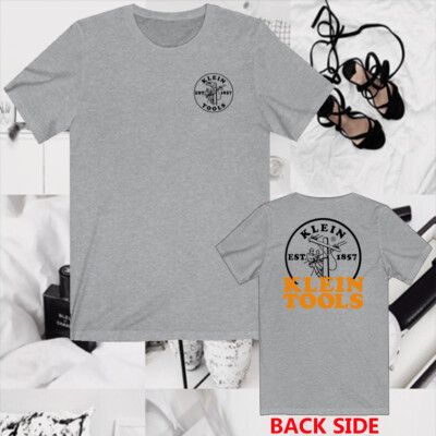 Klein Tools Est. 1857 Men's Gray T-Shirt Size S to 5XL