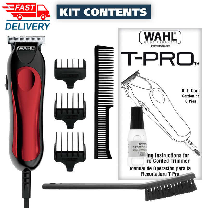 Wahl Hair Clippers Beard Mustache Professional Trimmer Barber Shaver T-pro Liner