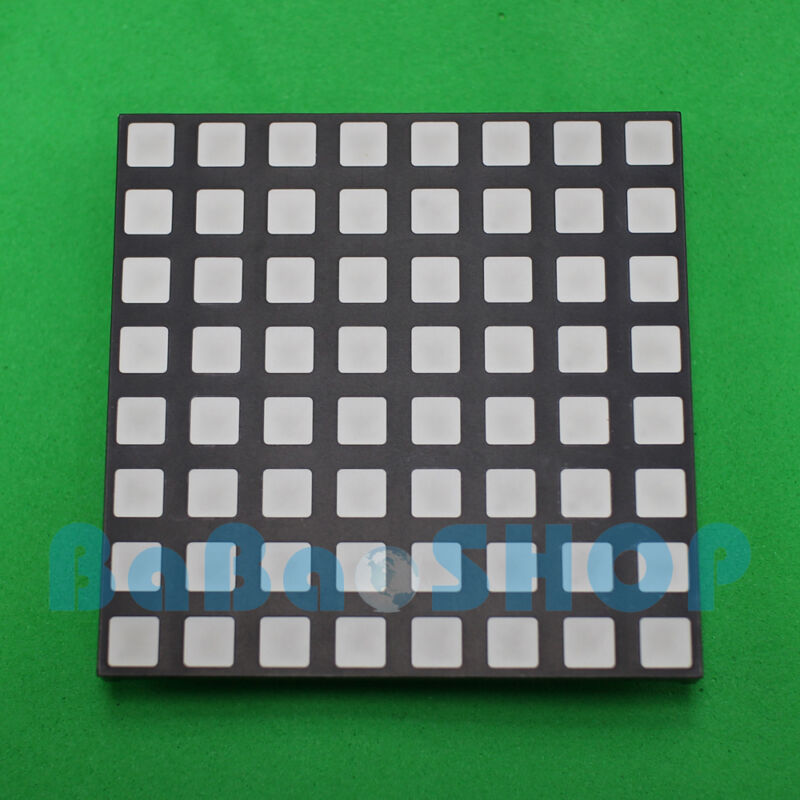 RGB 8x8 60x60mm Colorful Full Color LED Dot Matrix Display Square Common Anode B