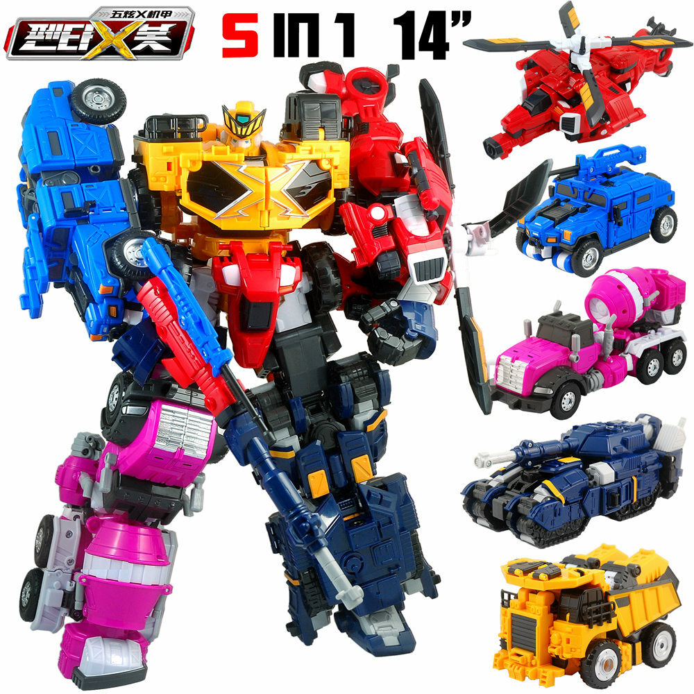 Kids Toy Miniforce Penta X Ranger Vehicle Robot Bot
