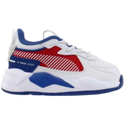 

Кроссовки Puma RsX Hard Drive Ac Slip On Kids Boys Size 4 M Повседневная обувь 370646-, Blue;red;white, Puma RsX Hard Drive Ac Slip On Kids