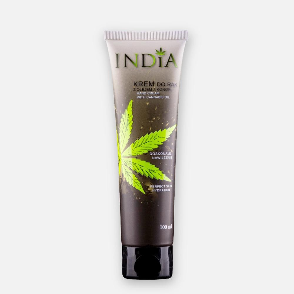 INDIA Cosmetics Hanf Handcreme  (100 ml)  - neue Formulierung