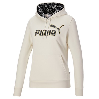 Puma Essentials Флисовая толстовка с леопардовой подкладкой, женская повседневная верхняя одежда размера XS, 848