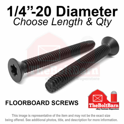 1/4''-20 Trailer Floorboard Type F Deck Tapping Screws T30 (Pick Length & Qty)