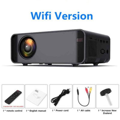 WIFI Smart Home Theater Cinema Projector LED 15000 Lumens 4k 1080P HD 3D Movies
