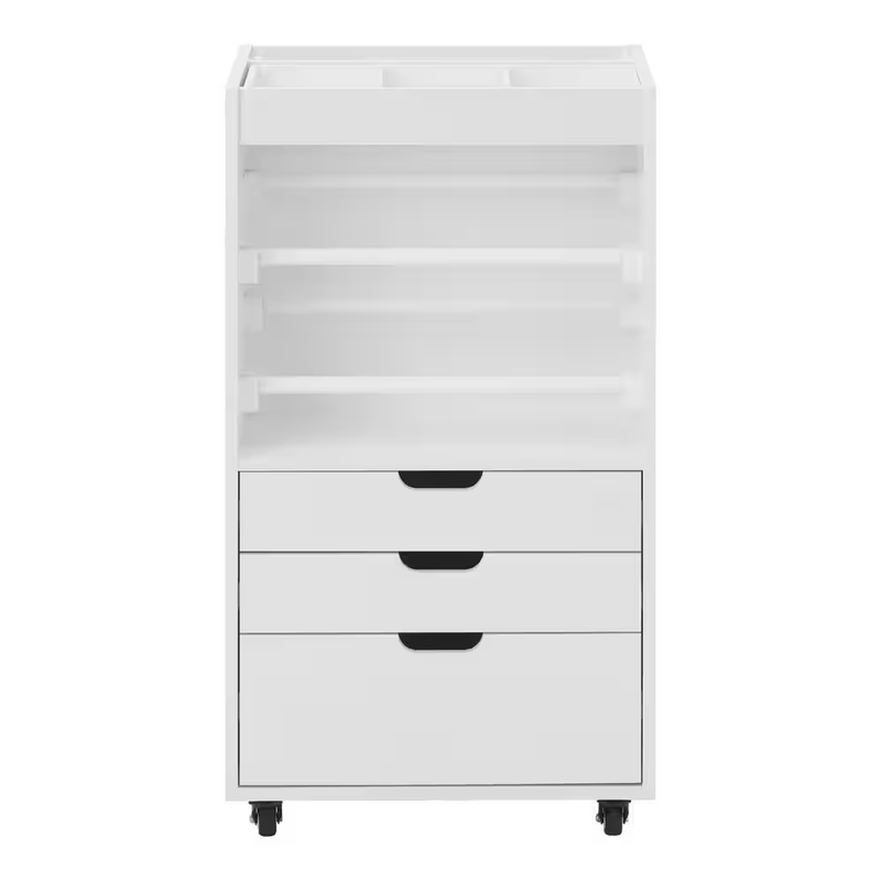 Craft White Gift Wrap Cart