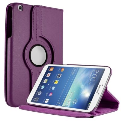 Unlimited Cellular Multi-Angle Stand Folio Case for Galaxy Tab 3 (8.0)   Purple