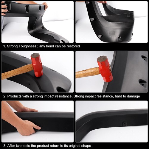 Factory Wheel Fender Flares Fit For 02-08 Dodge Ram 1500 03-09 Ram 2500/3500