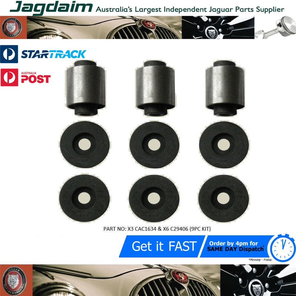 New Jaguar XJ6 XJ12 XJS Power Steering Rack Mounting Bush Kit CAC1634