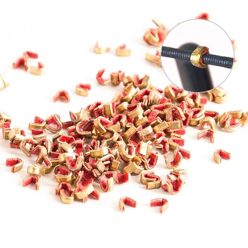 Outdoor Archery String Nocking Points Brass Nock Buckle Clips Bow String Protect