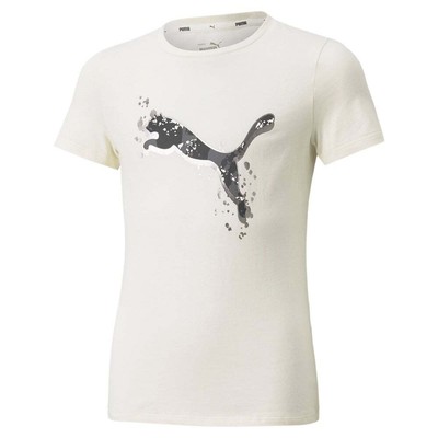 

Футболка Puma Alpha с круглым вырезом и короткими рукавами, молодежная футболка для мальчиков Off White, повседневная, Puma Alpha Graphic Crew Neck Short Sleeve T-Shirt Youth