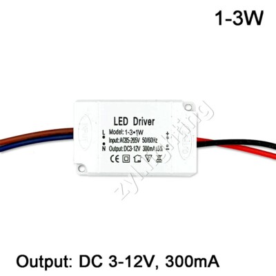 Led Driver Transformer 12v 24v 36v 48v Power Supply 110v 220v DC 8w 12w 25W 36W