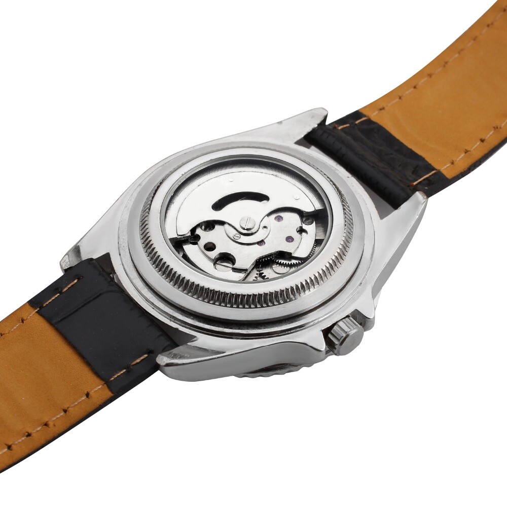 Pre-owned Tech Brand Mariner Self Winding Oyster Style Bracelet Professional Watch