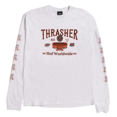 

Мужская футболка HUF x Thrasher Monteray LS Lifestyle белый, HUF x Thrasher Monteray LS Lifestyle T-Shirt