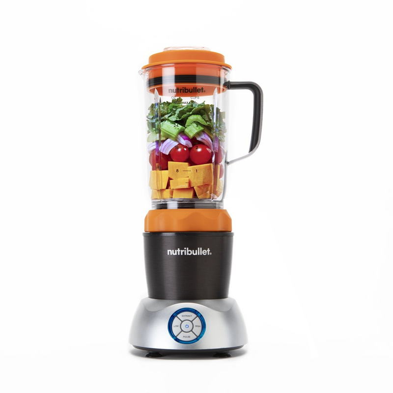 1000 Watts  Cold or Hot foods Select Blender with Versatile Controls Orange NEW