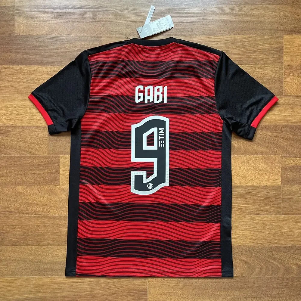 FLAMENGO ADIDAS 2022/2023 FOOTBALL HOME JERSEY #9 GABI SIZE