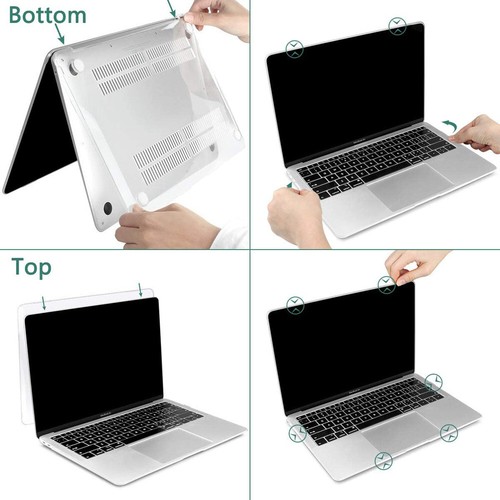Fr New Macbook Air 13" A2337 A2179 Clear Hard Shell Case Keyboard + Screen Cover