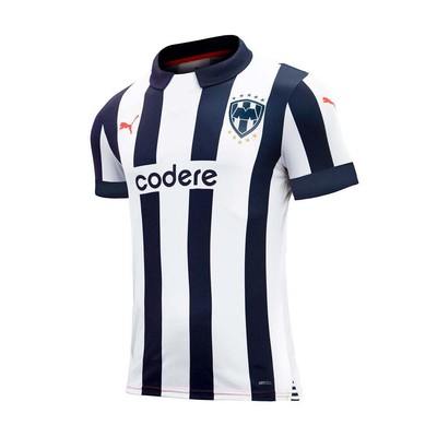 

Реплика футбольного джерси Puma Mty Home Collared Short Sleeve 2122 Mens Size  At, Синий, Puma Mty Home Collared Short Sleeve Replica Soccer Jersey 2122