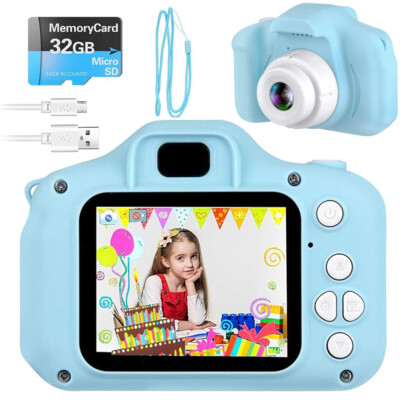 1080P Kids Digital Camera HD Mini Small Video Camcorder for Children Xmas Gift