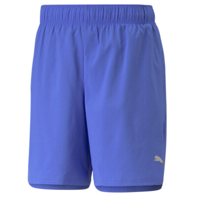 Шорты Puma Run Fav 2в1 Мужские синие повседневные спортивные штаны 52135192