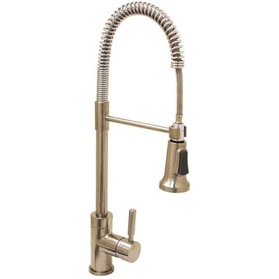 Premier Kitchen Faucet 8.46'' Single-Handle Pull-Down Sprayer in Brushed Nickel