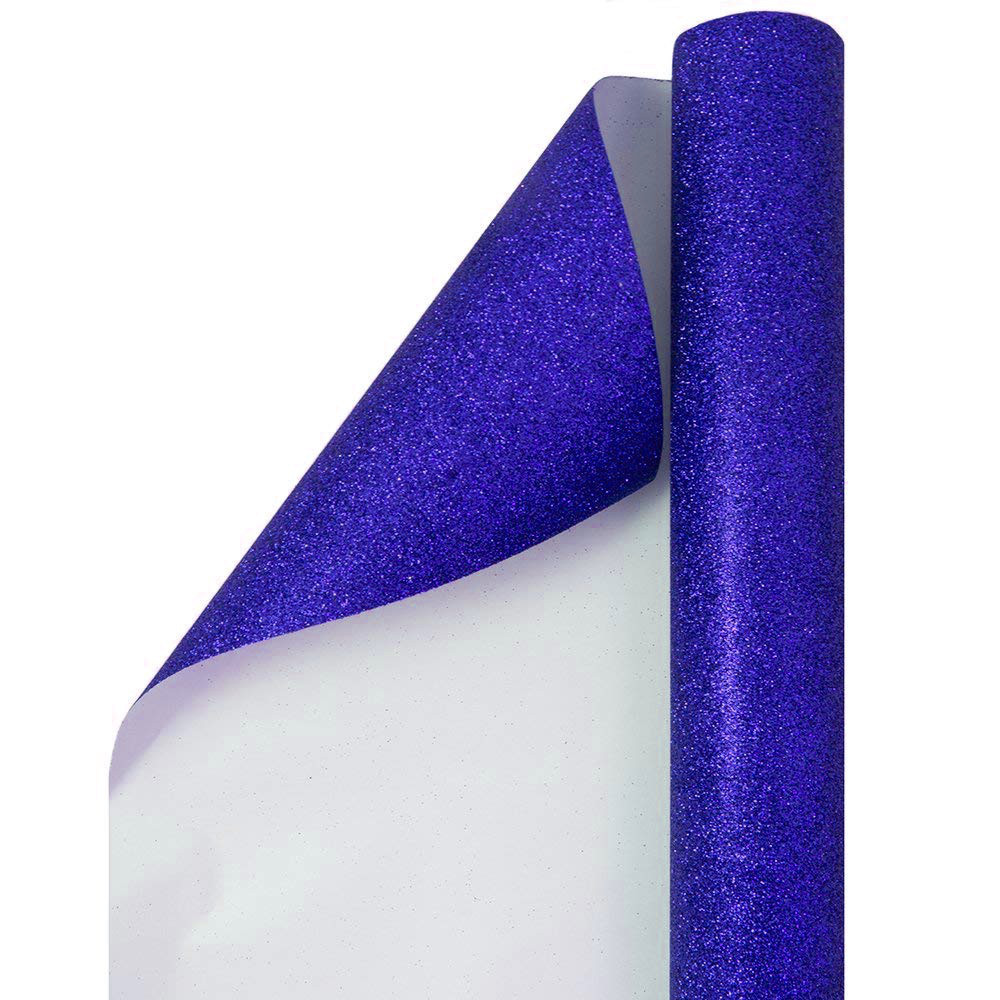 Rotolo Pellicola Adesiva Blu Glitter 45cmx2m  Pannelli Cassetti Mobili dfh