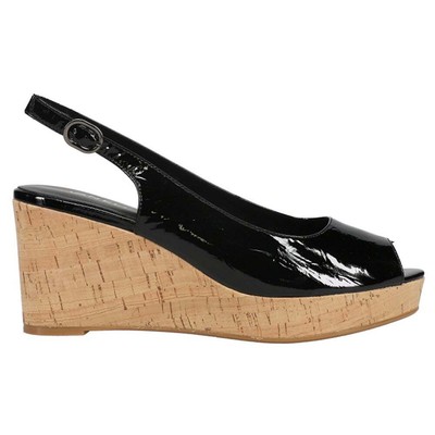 

Черные повседневные женские сандалии на танкетке VANELi Gardy 308702, Черный, VANELi Gardy Wedge