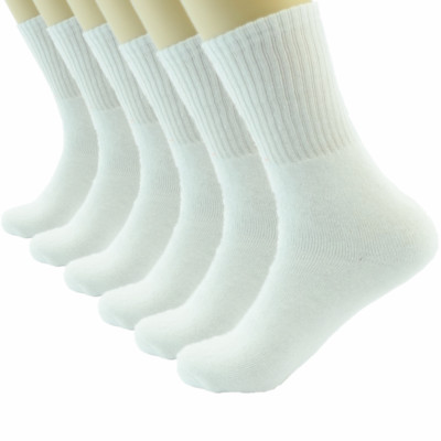 3-12 Pairs Mens Mix Sports Athletic Work Crew Cotton Casual Long Socks Size 9-13