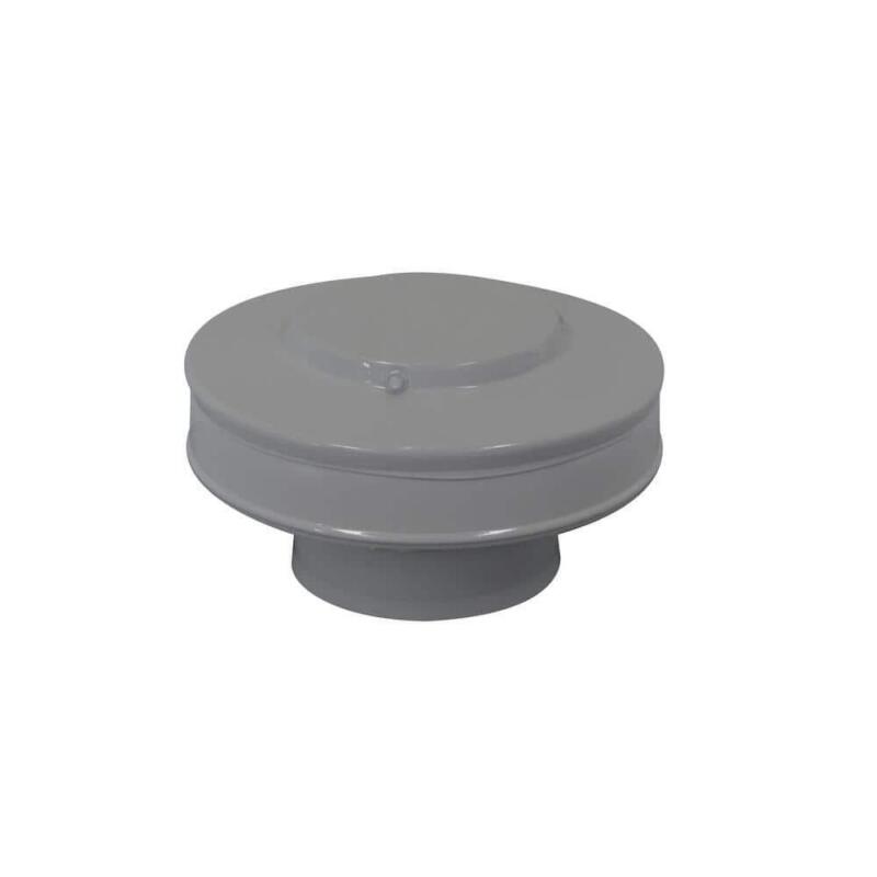 Vent Pipe Cap Aluminum Weatherwood 4" Roof Mount Stops Rain and Snow From