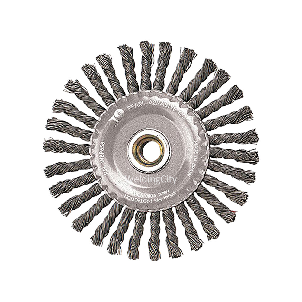 Pearl Abrasive Power Wire Brush CLWBK458B Knot Wheel 4 x .020 x 5/811