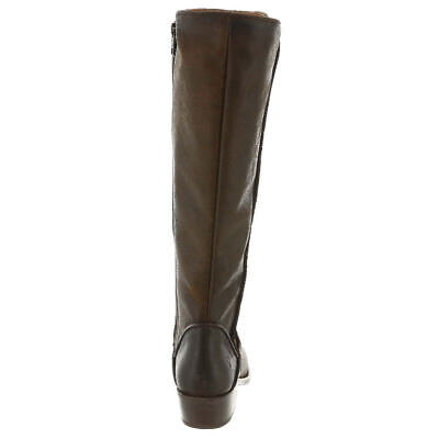 Pre-owned Frye Company Carson Piping Tall Women's Boot In Chocolate